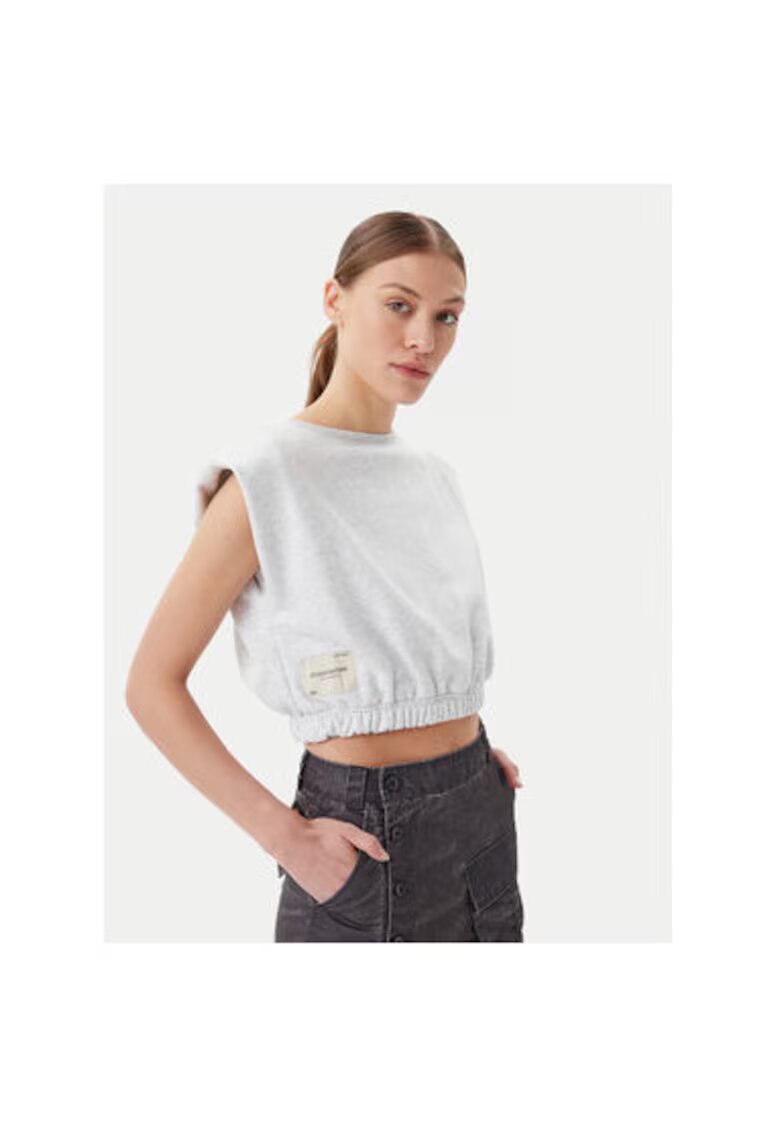 Alpha Industries Top dama 156031 - Bumbac/Poliester - Gri - Gri