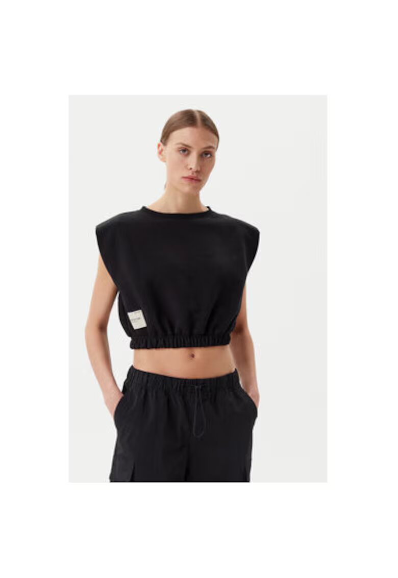 Alpha Industries Top dama 156031 - Bumbac/Poliester - Negru - Negru