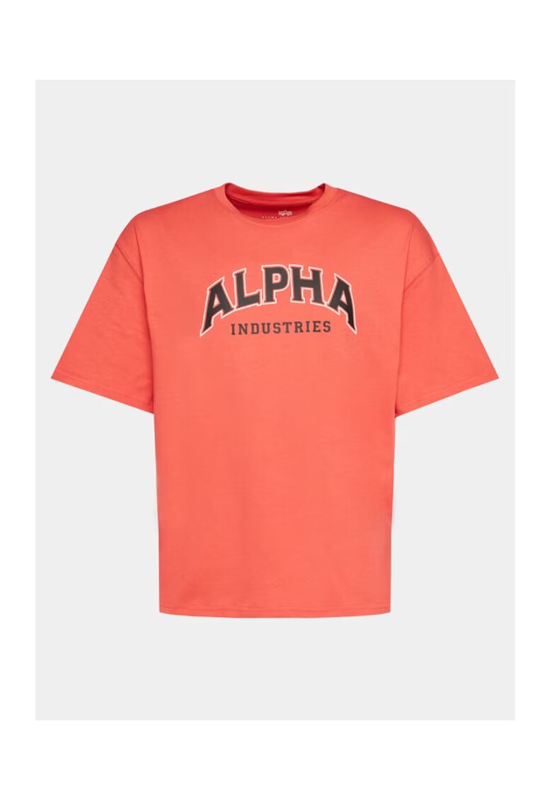 Alpha Industries Tricou barbati - 861964 - Rosu - Bumbac