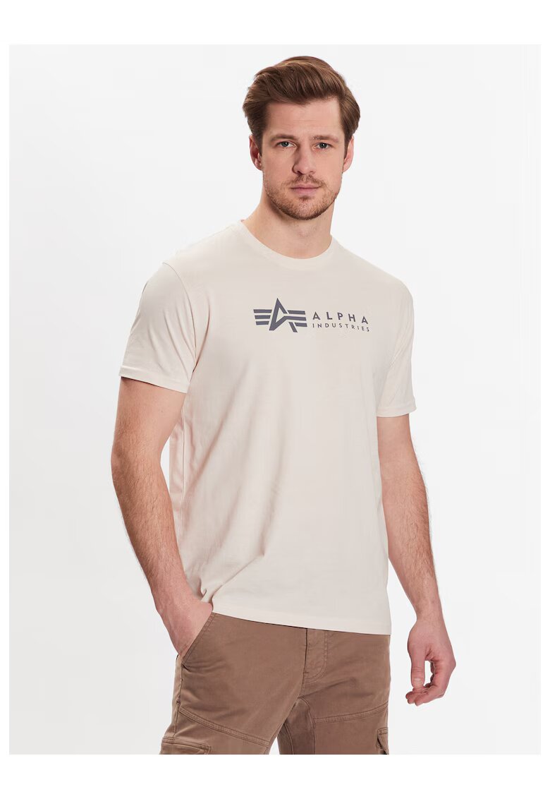 Alpha Industries Tricou barbati - Bumbac - 302287208 - Negru