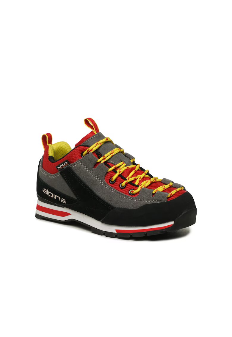 Alpina Ghete trekking unisex Piele intoarsa - Rosu