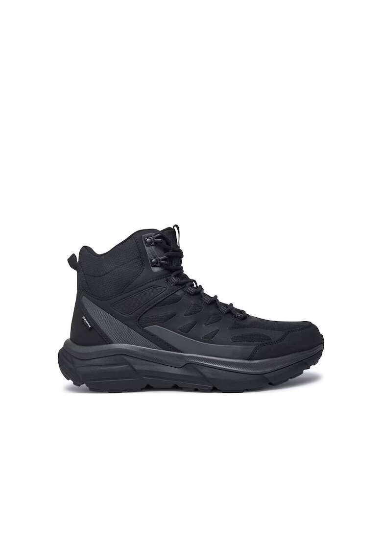 ALPINE PRO Ghete trekking barbati - 60558 - Piele ecologica - Negru