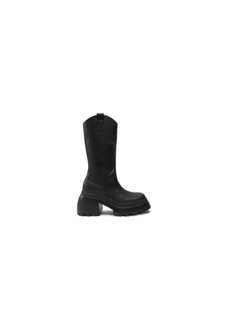 Altercore Cizme dama 304437434 - Piele ecologica - Negru - Negru