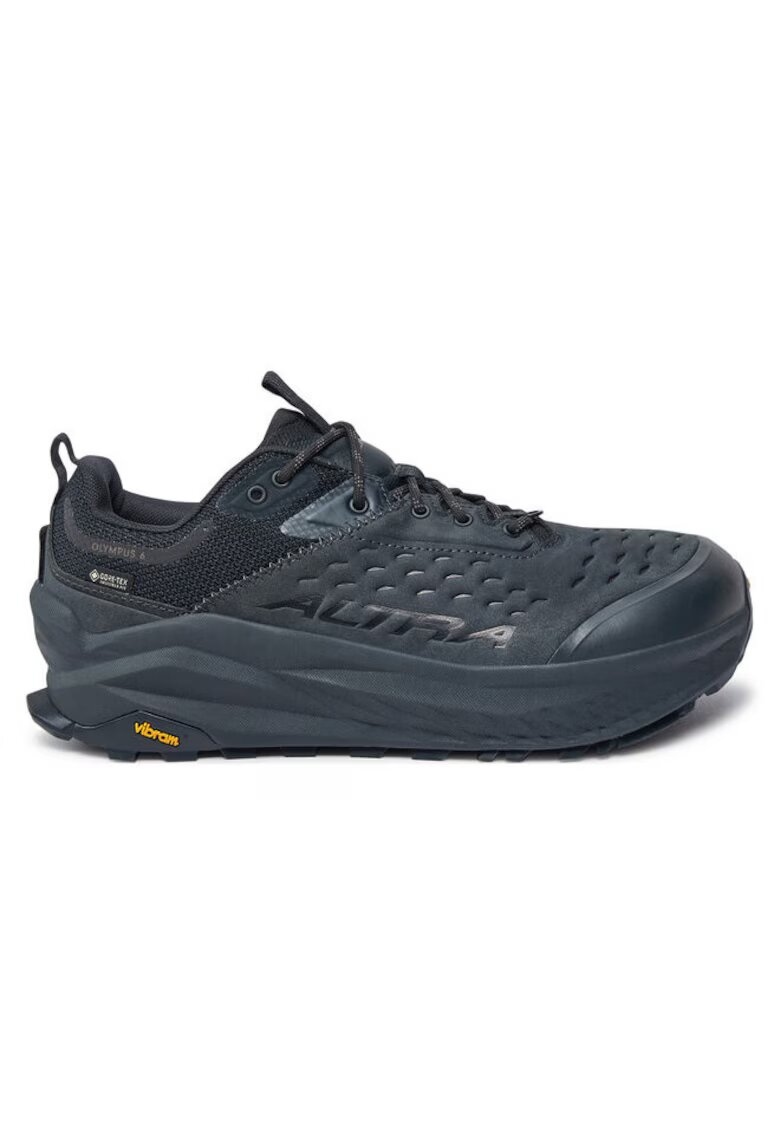 Altra Bocanci trekking barbati 304296727 - Piele naturala - Negru - Negru