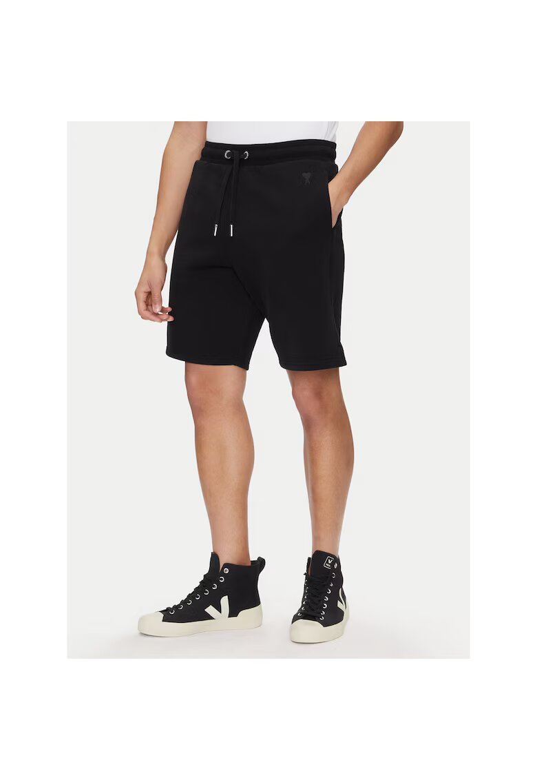 AMI Paris Pantaloni sport barbati negru