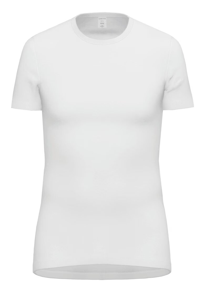 Ammann Tricou de bumbac - pentru casa - Alb