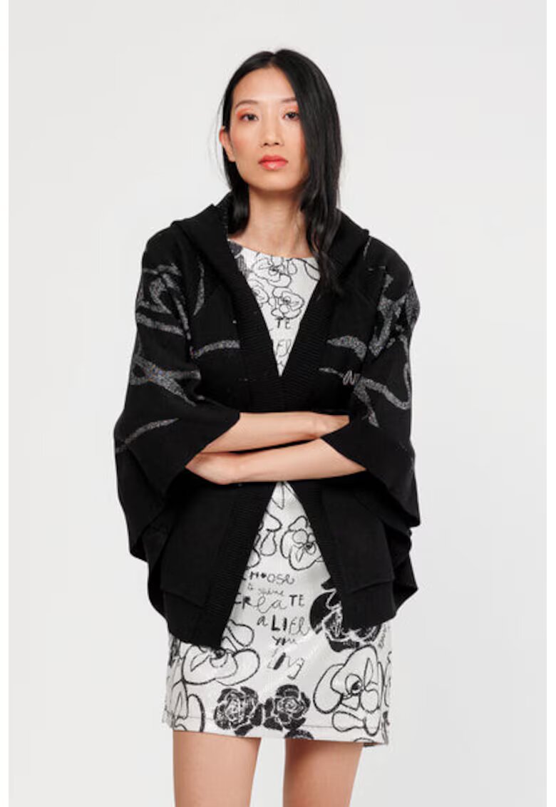 Anekke Poncho dama 41274 013 - Negru