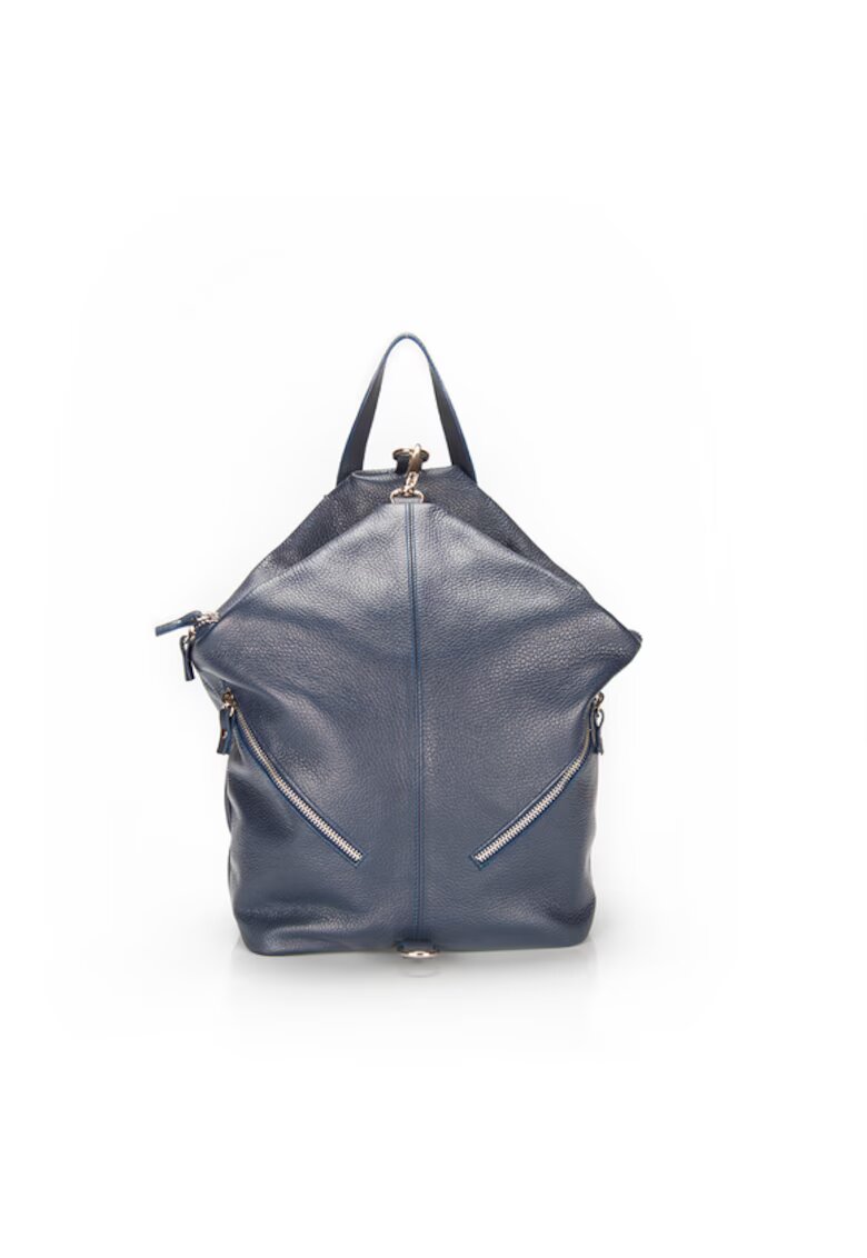 ANNA FELLINI Geanta dama piele - ANNA Mica Bleumarin - Bleumarin inchis