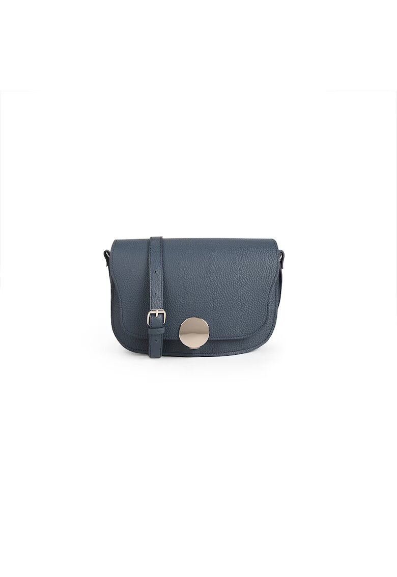 ANNA FELLINI Geanta dama piele - Cara - 29 x 9 x 19 - Albastru