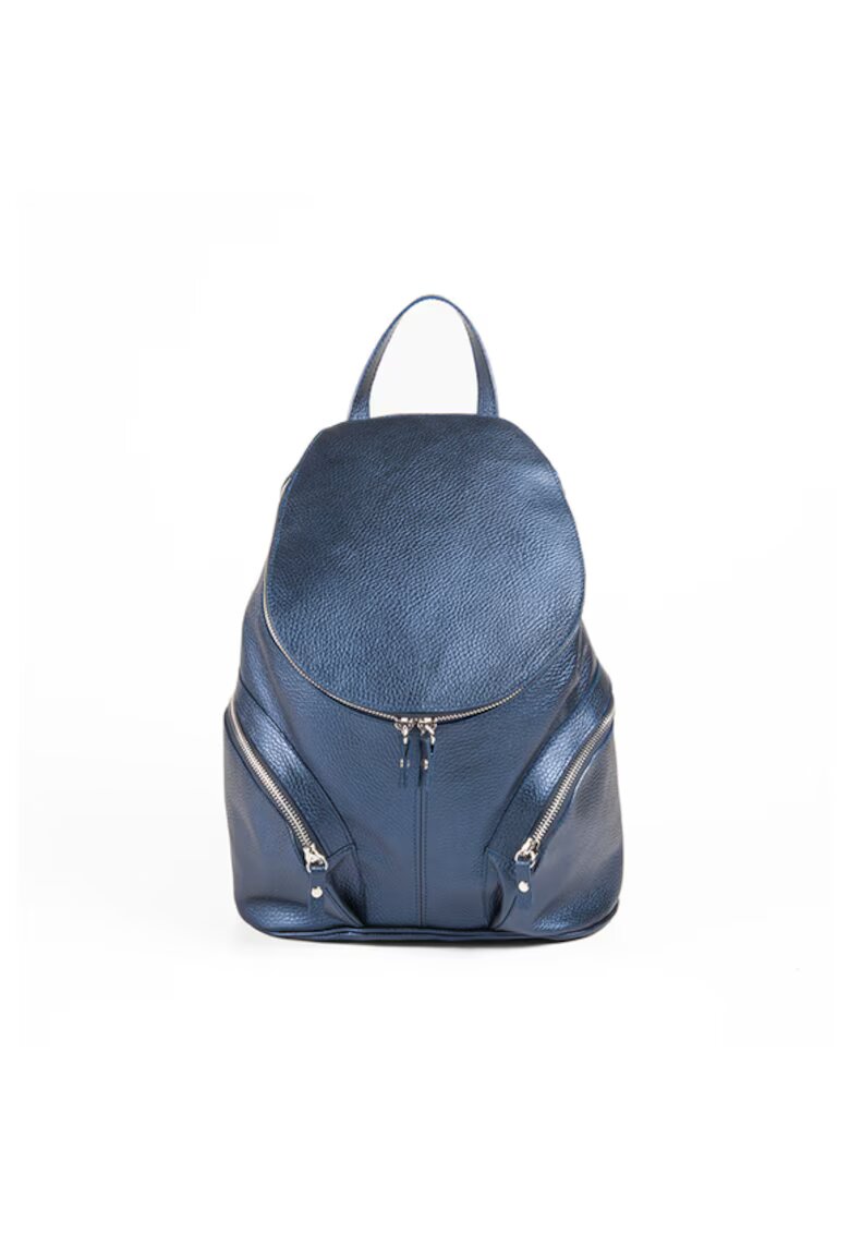 ANNA FELLINI Geanta dama piele - Danielle S - bleumarin - 29x18x34 cm