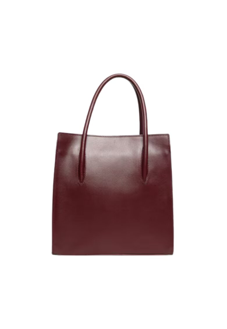 ANNA FELLINI Geanta dama piele - Hanna 5 - 30x12x30 - Visiniu
