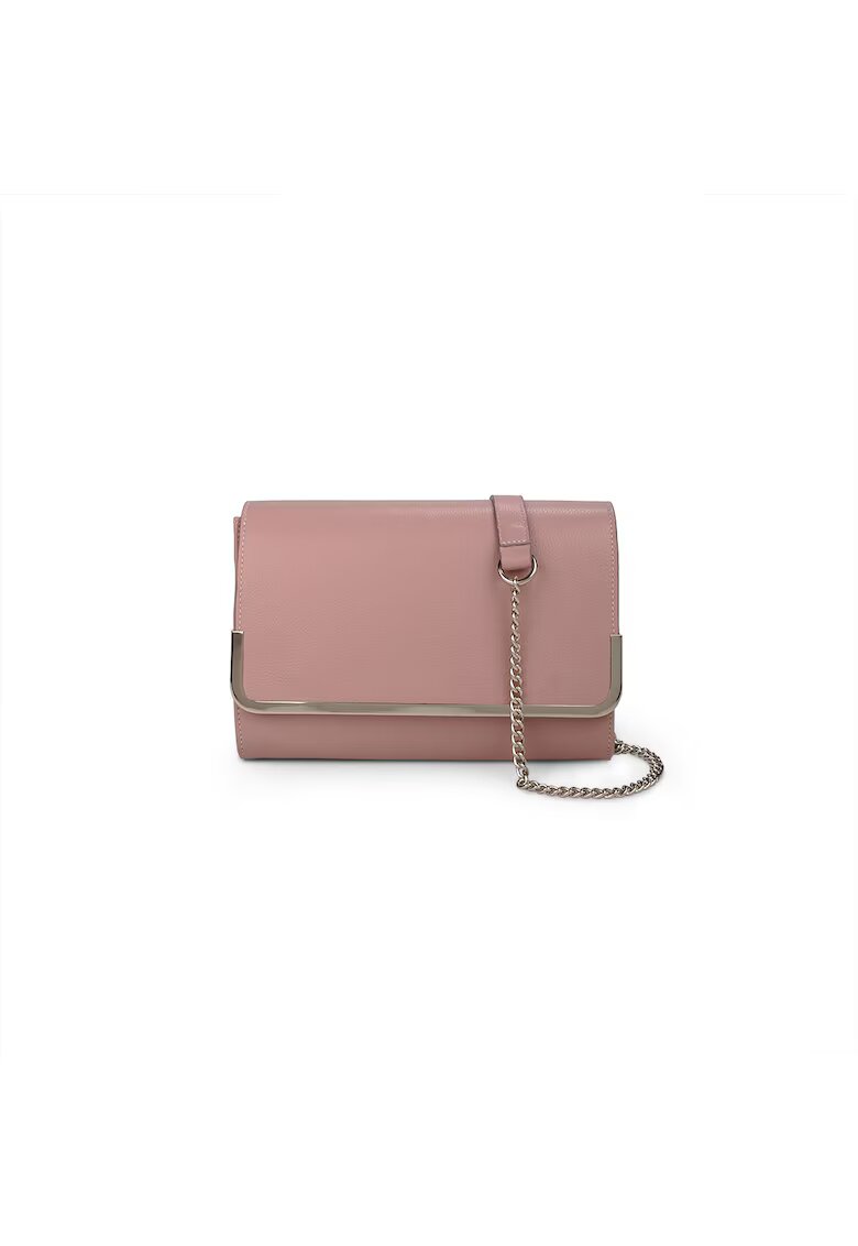 ANNA FELLINI Geanta dama piele - Laura 41 C rama - roz - 31 x 7 x 21 cm