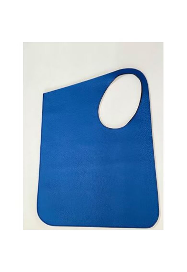 ANNA FELLINI Geanta dama piele - Yna - albastra - 41x56 cm