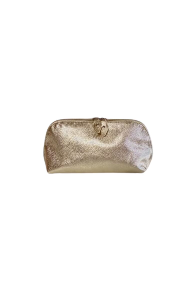 ANNA FELLINI Porrtfard piele - St. Tropez - auriu - 23x8x14 cm