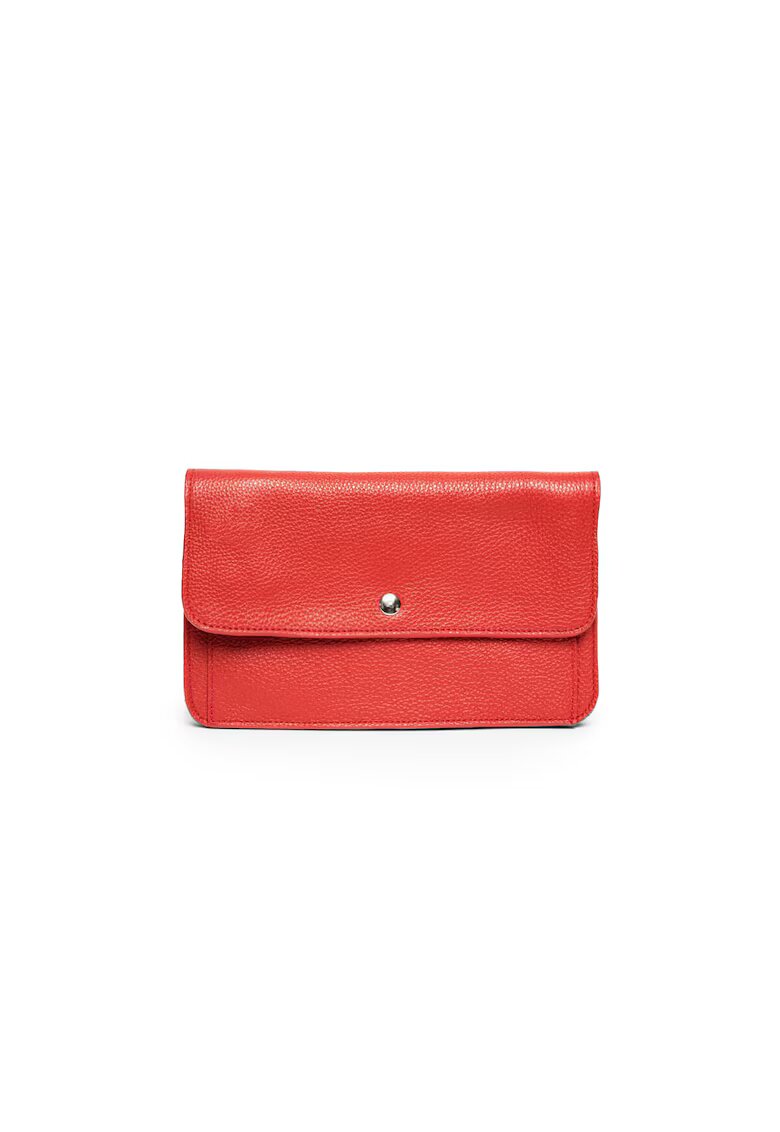 ANNA FELLINI Port documente piele - Themis - 23 x 3 x 14.5 - Portocaliu