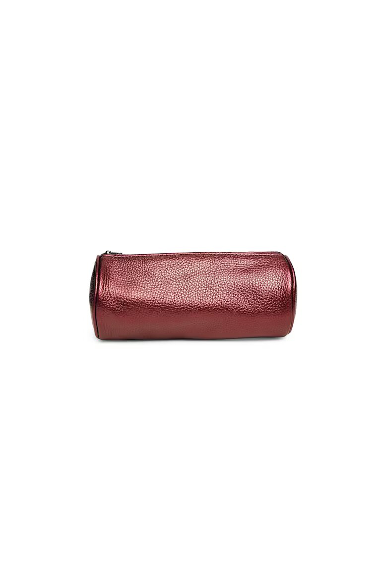 ANNA FELLINI Portfard piele - Skin - bordo sidef - 20 x 9 x 9 cm