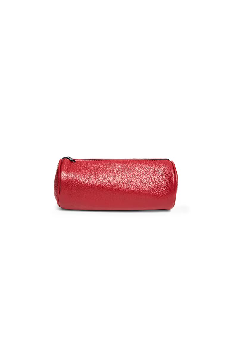 ANNA FELLINI Portfard piele - Skin - rosu - 20 x 9 x 9 cm