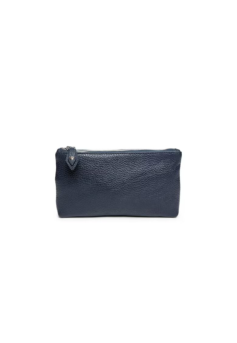ANNA FELLINI Portfard piele - St. Moritz - gri - 23 x 3 x 15 cm