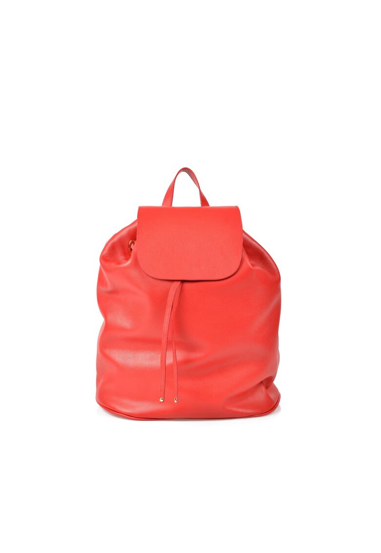 ANNA FELLINI Rucsac 4 Mare Dama Piele naturala - rosu