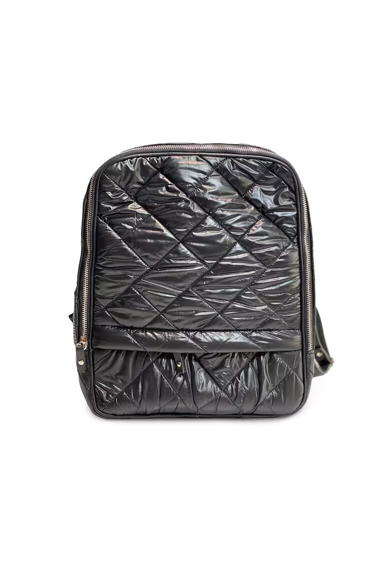 ANNA FELLINI Rucsac dama piele - 2 - negru matlasat - 28 x 15 x 28 cm