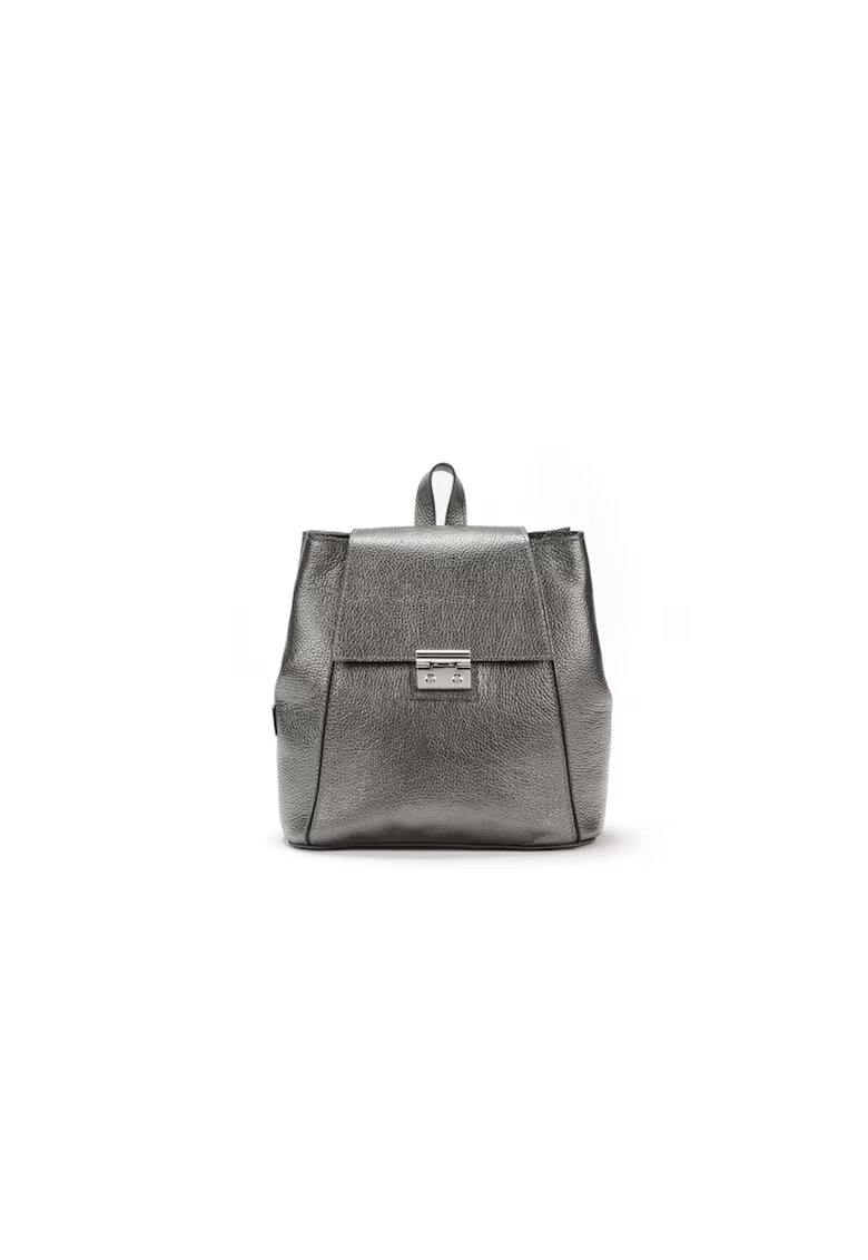 ANNA FELLINI Rucsac Mic Aamina - piele gri - 2 1 - Gri