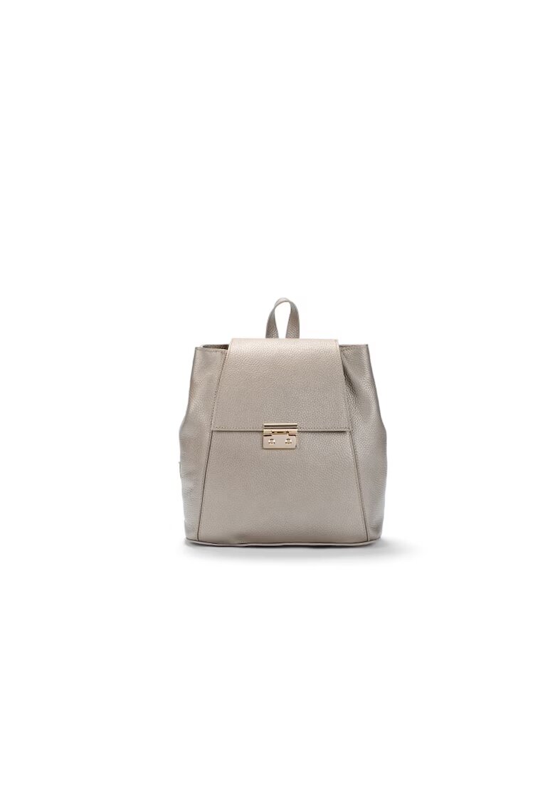 ANNA FELLINI Rucsac Mic Aamina - piele gri - 2 1 - Gri deschis