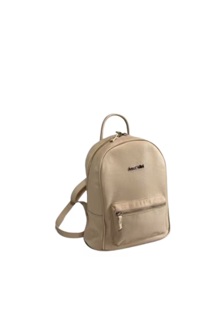 ANNA FELLINI Rucsac piele - 3 intermediar - nude - 26 x 14 x 30 cm