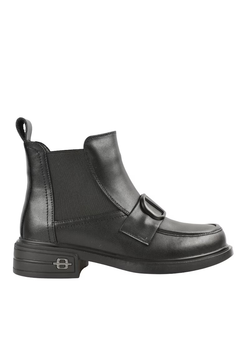 ANNA VIOTTI Ghete casual piele naturala neagra - Negru