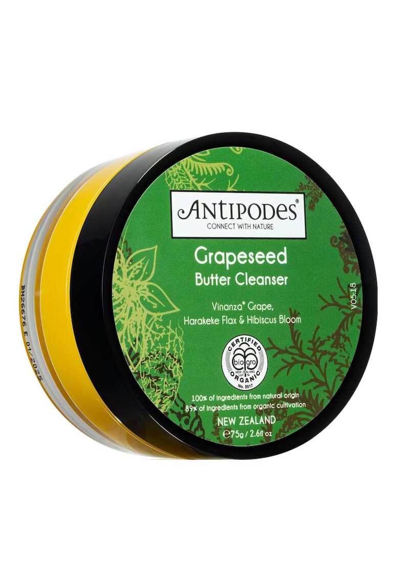 Antipodes Unt de curatare Grapeseed - Femei - 75 g