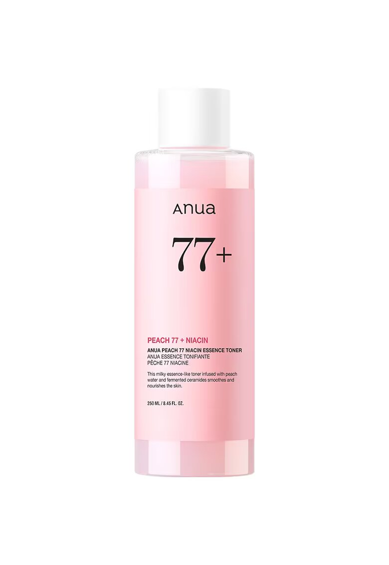 ANUA Toner-esenta cu 77% extract de piersica si niacina 250ml - Uscat/Gras/Mixt/Sensibil/Normal