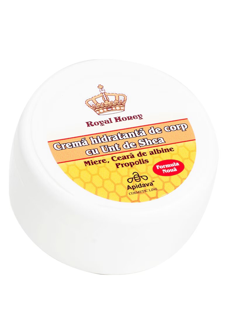 Apidava Cosmetic Line Crema hidratanta de corp Apidava cu miere - propolis si ceara de albine - 200 ml