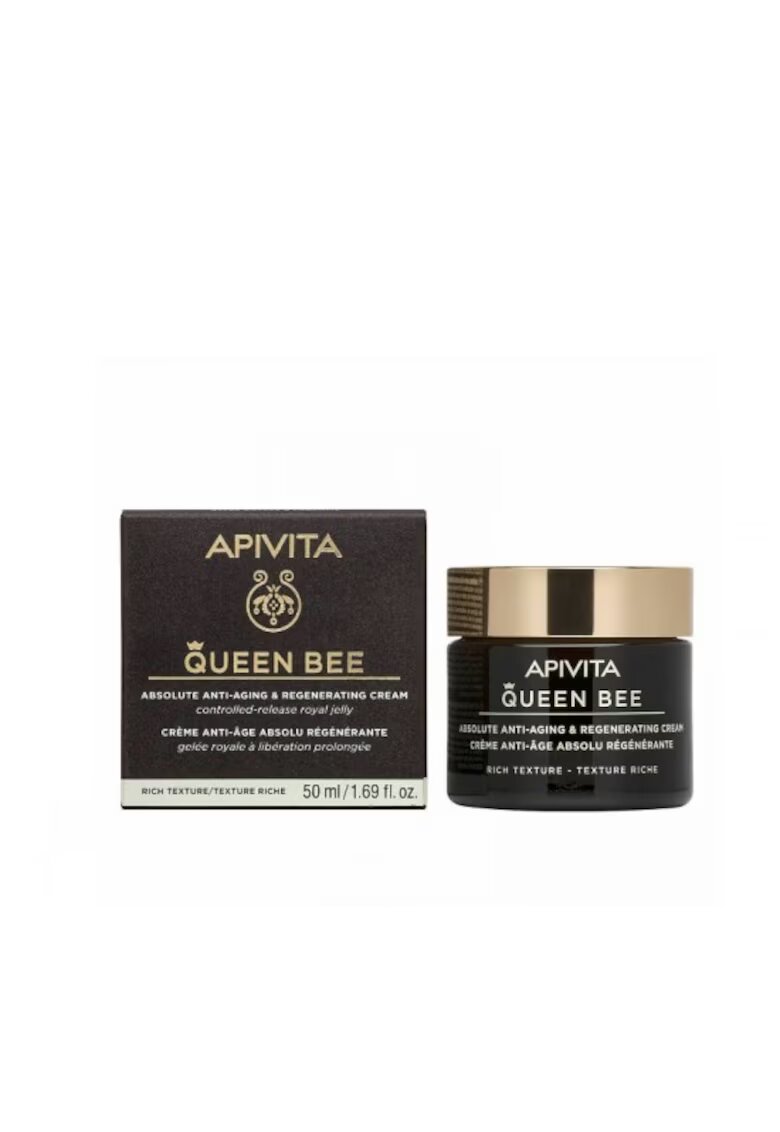Apivita Crema suprema anti-imbatranire si regenerare cu textura bogata Queen Bee - 50 ml