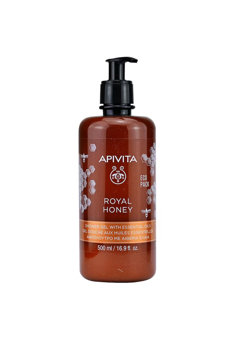 Apivita Gel de dus hidratant cu formula cremoasa si miere Royal Honey - 500 ml