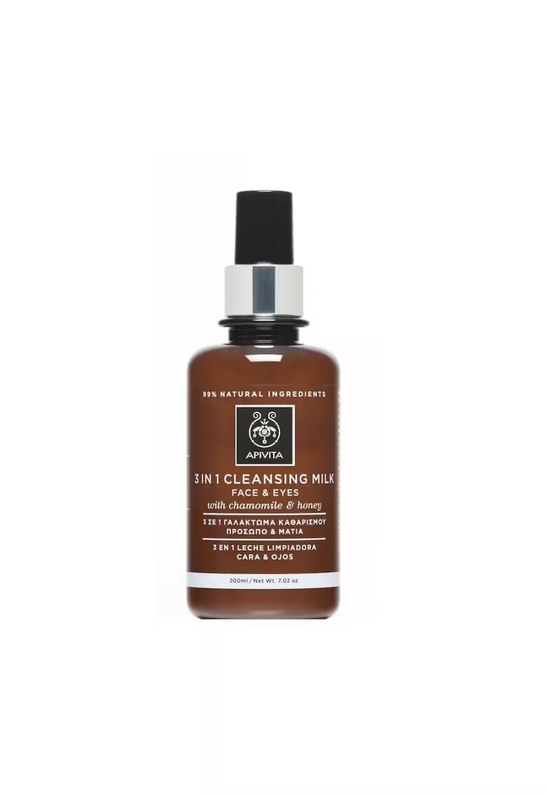Apivita Lapte demachiant delicat 3 in 1 pentru fata si ochi - 200 ml