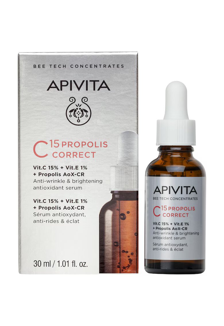 Apivita Serum corector BEE TECH C15 - Antirid cu Vit C - 30 ml