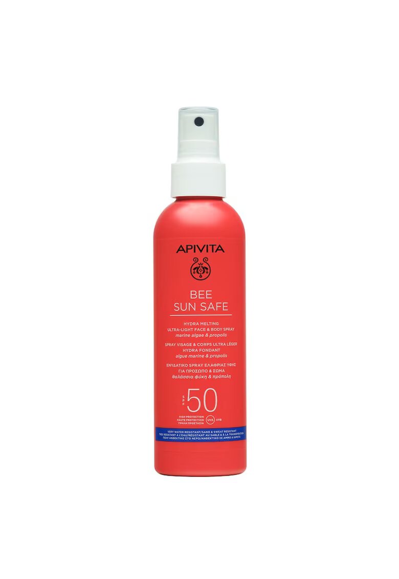 Apivita Spray de protectie solara pentru corp si ten SPF50 - Bee Sun Safe - 200 ml