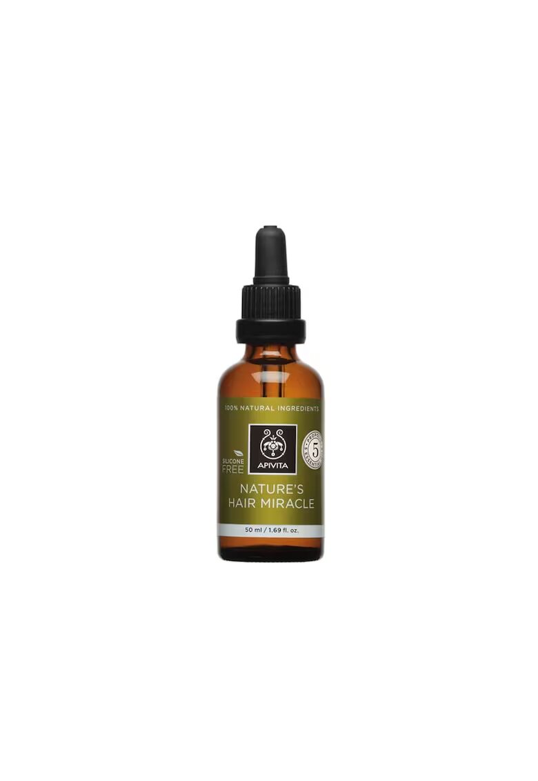 Apivita Ulei tratament Nature's Miracle pentru intarirea radacinilor parului fragil - impotriva caderii parului - 50 ml