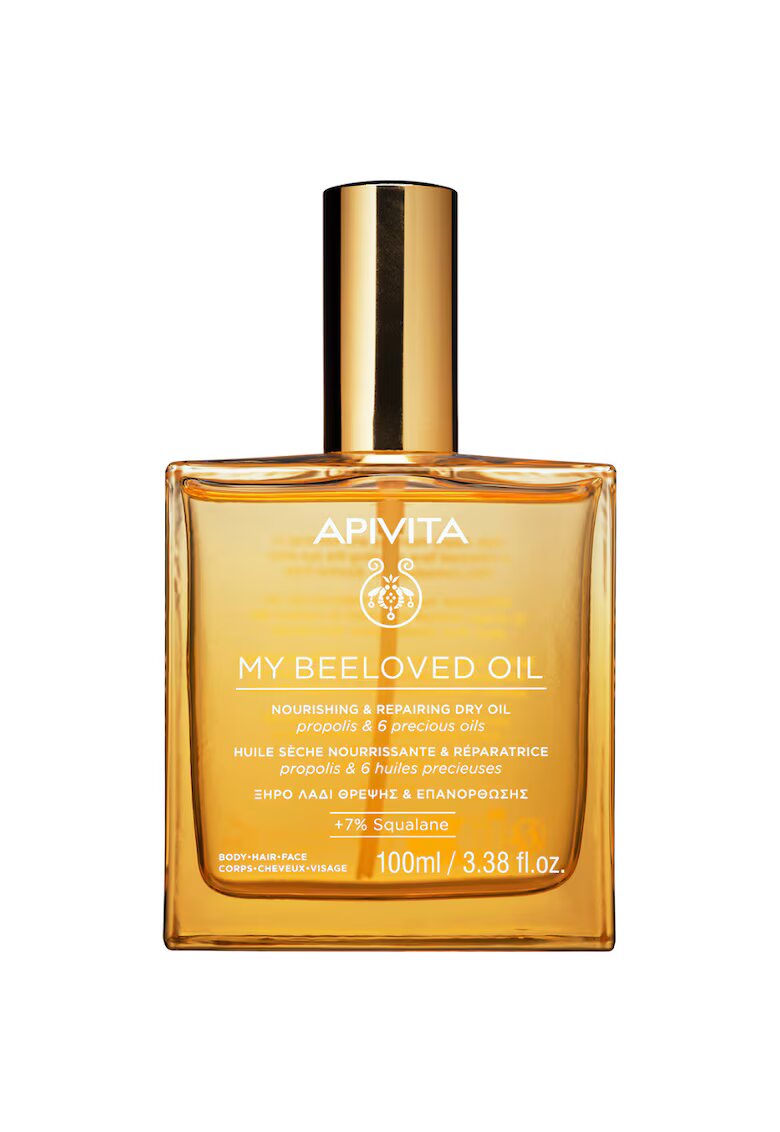 Apivita Ulei uscat multifunctional My Beeloved Oil - pentru corp - par si fata - 100 ml