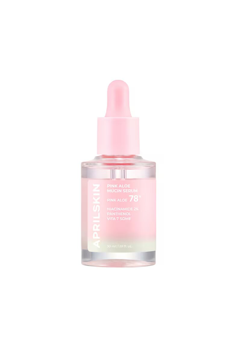 APRILSKIN Ser pentru cicatrici post-acneice - Pink Aloe Mucin Serum - 30 ml