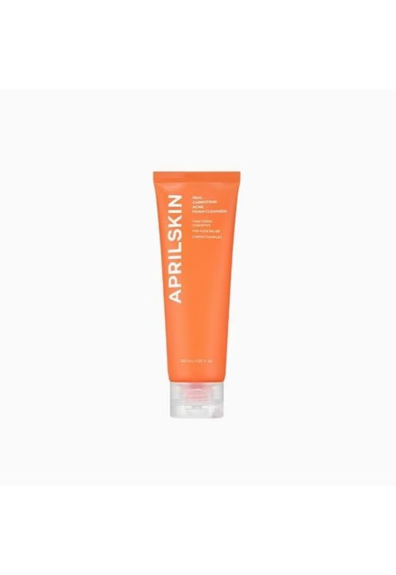 APRILSKIN Spuma de curatare - Real Carrotene Acne Foam Cleanser - 120 ml