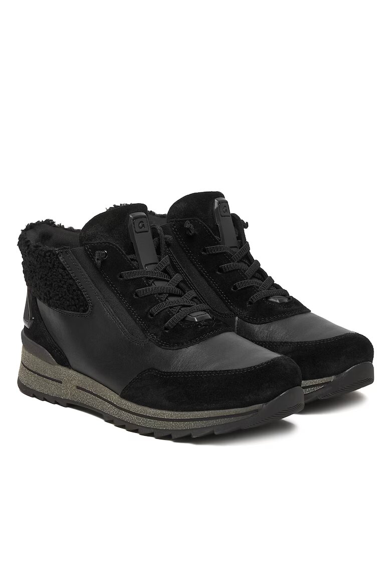 ARA Ghete dama Osaka - piele naturala - negru -