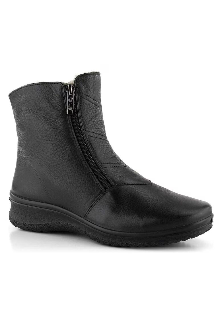 ARA Ghete dama - Piele naturala-Negru