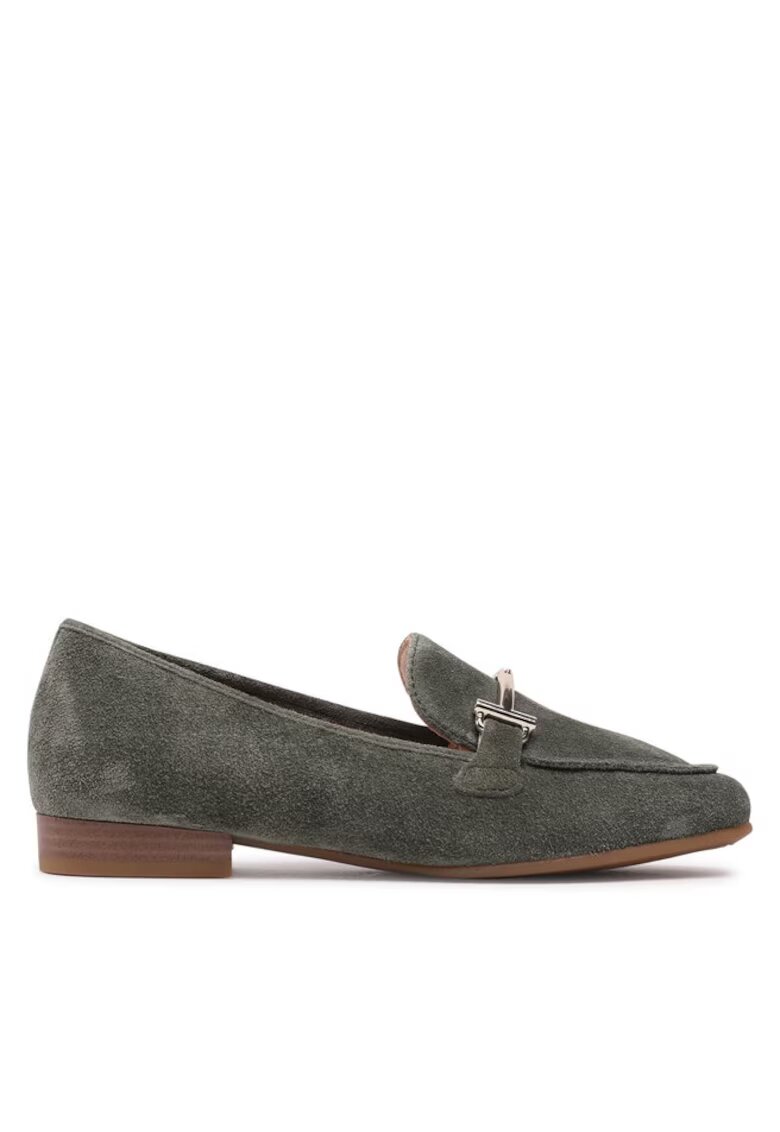 ARA Pantofi dama 302722426 - Piele intoarsa - Kaki
