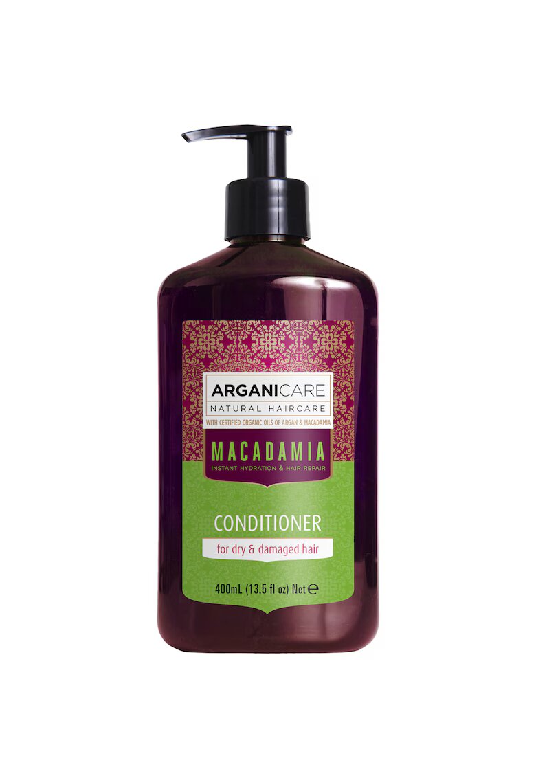 Arganicare Balsam cu pentru par 400 ml - 46765 - Ulei de argan/Unt de shea/Ulei de nuci Macadamia