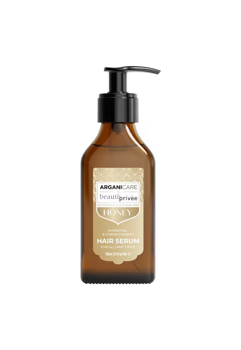 Arganicare Ser hidratant si fortifiant pentru par - cu ulei de argan & miere - Honey - beaute privee - 100 ml