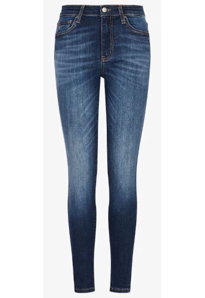 Armani Exchange Blugi cu talie inalta skinny