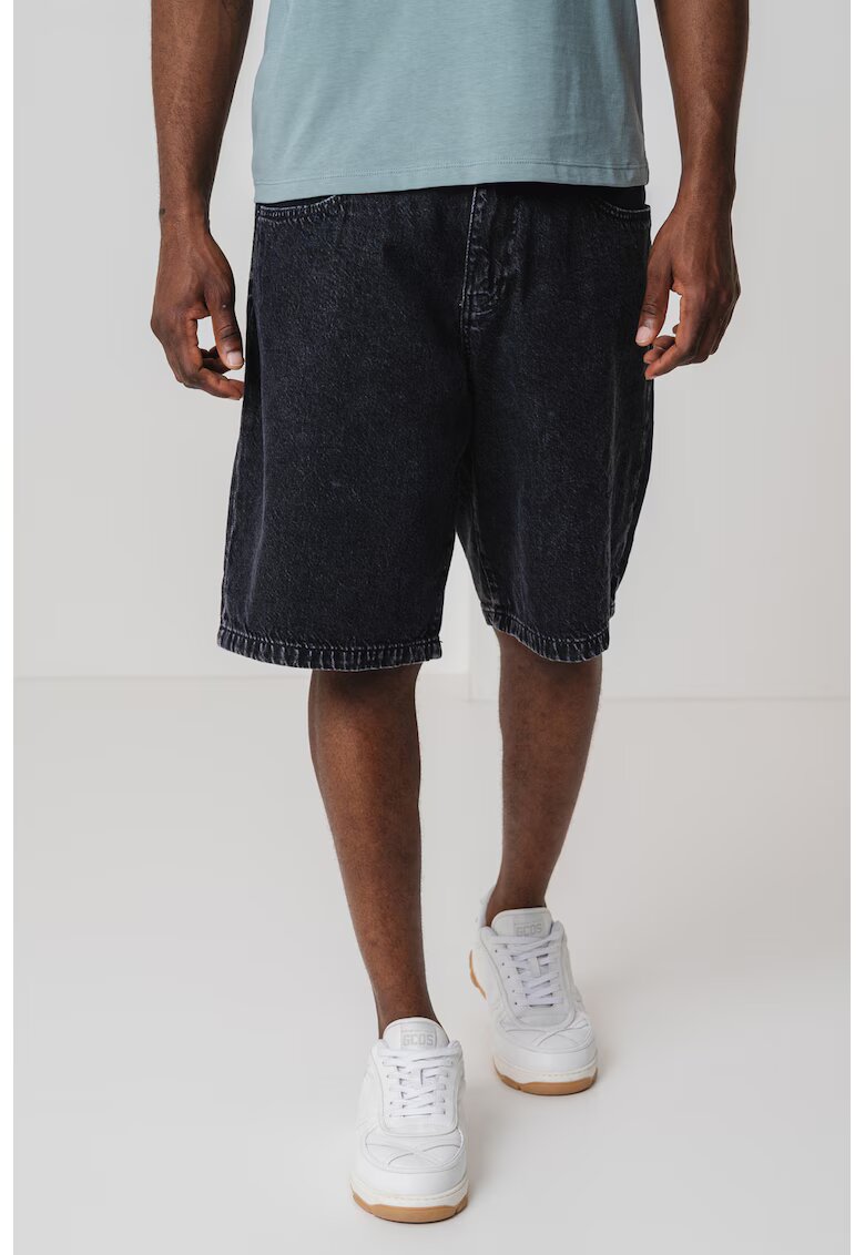 Armani Exchange Blugi scurti - Negru stins