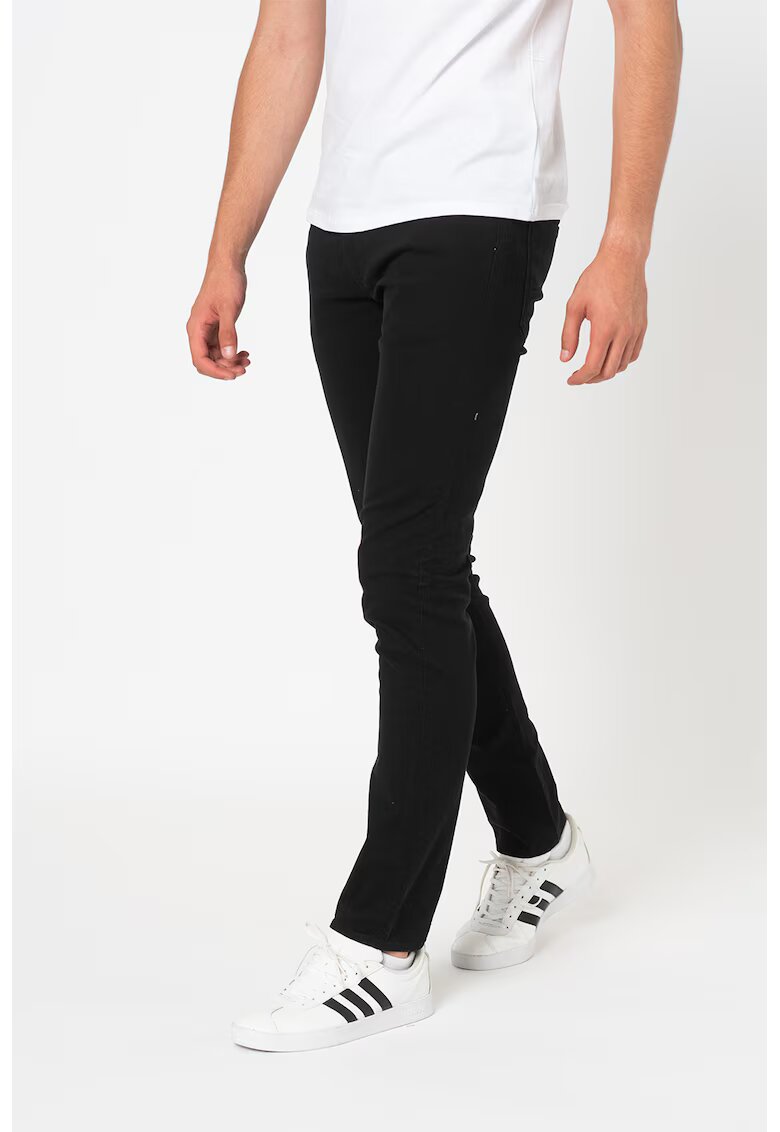 Armani Exchange Blugi skinny cu talie medie - Negru