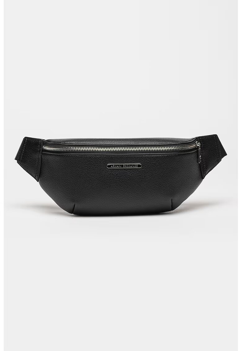 Armani Exchange Borseta cu logo discret - Negru