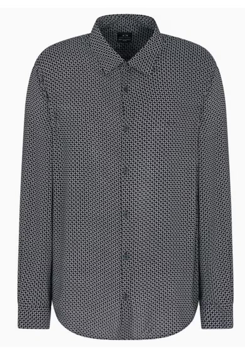 Armani Exchange Camasa regular fit cu imprimeu